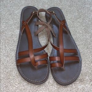 Brown sandals